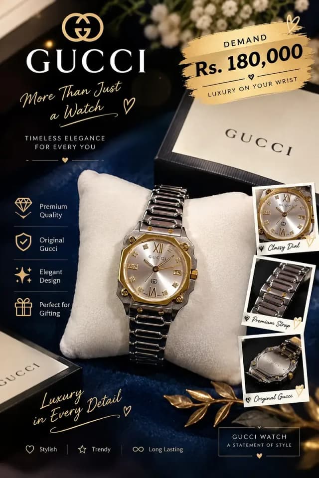 Premium Gucci Luxury Watch For Sale