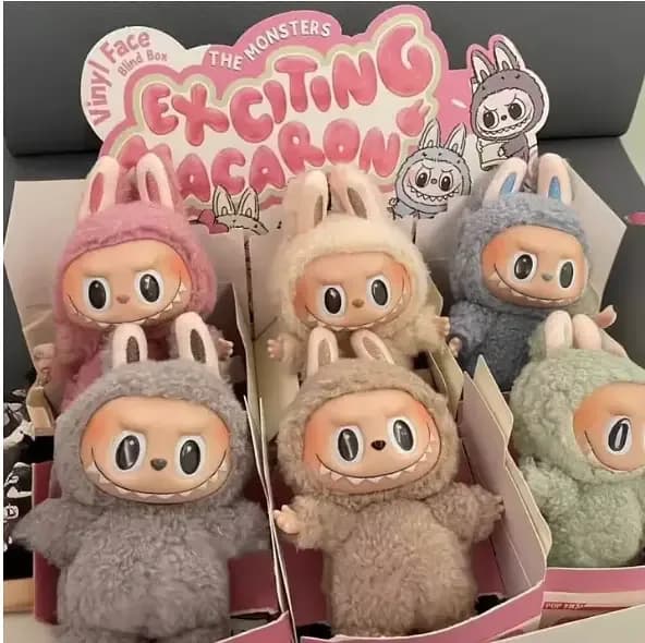 Labubu - Labubu Doll Blind Box Pop Mart - Toys for Boys and Girls - Gift for Girls - 6.5 inches Labubu Doll Keychain - Dolls for Girls Big Size - Stuff Labubu Toys