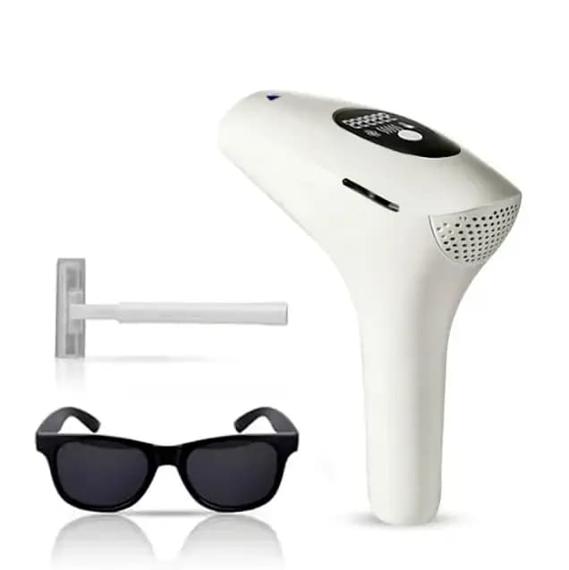 Laser Hair Removal Machine by Professional - 990,000 Flashes Device for Full Body Treatment and Smooth Skin - Complete Hair Removal Kit