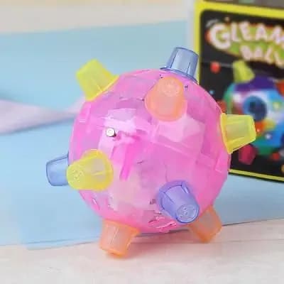 Battery operated Glowing & Vibrating Ball with multicolour lights. .