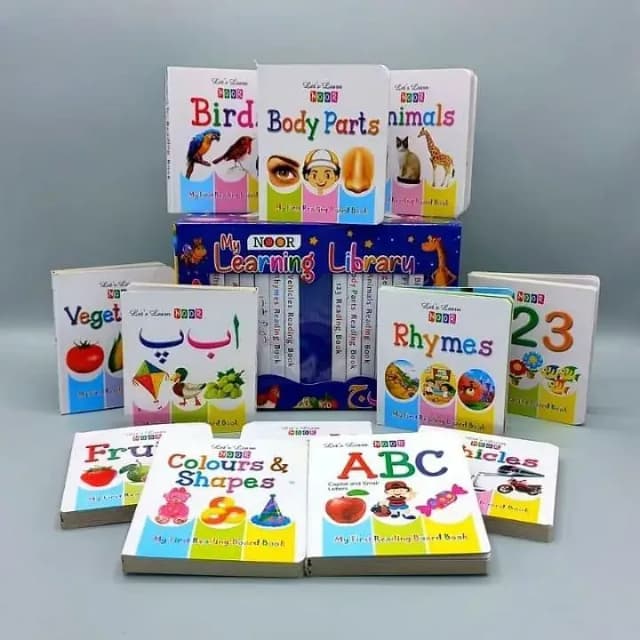 Montessori 12-in-1 Little Learning Library: Early Learning Books for Preschool and Babies
