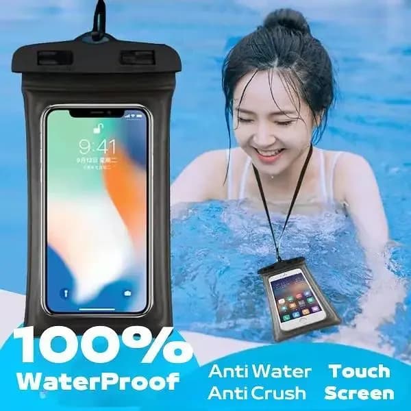 Universal Waterproof Pouch Case for iOS and Android Phones - Protective Cover Bag