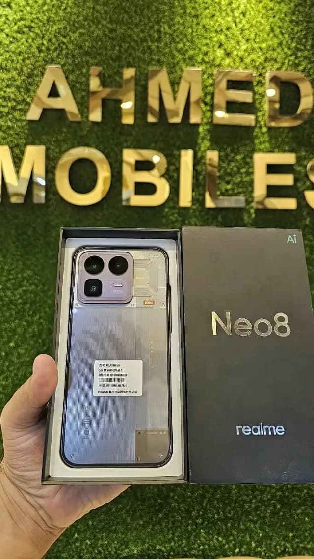 Realme Neo8 5G | 256GB/12GB RAM | 8000mAh Battery | 165Hz AMOLED