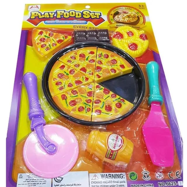 Pizza Set Toys For Kids - Multicolor