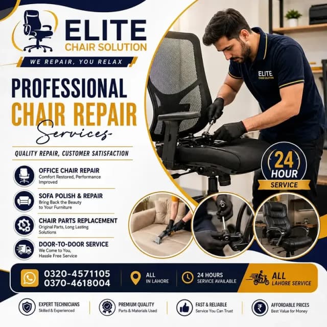 All Types of Chair Repair & Renovation Services