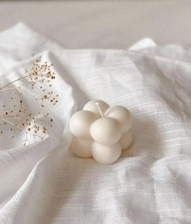 Small Bubble Candle - Scented Non-Toxic Candle for Parties and Gifts