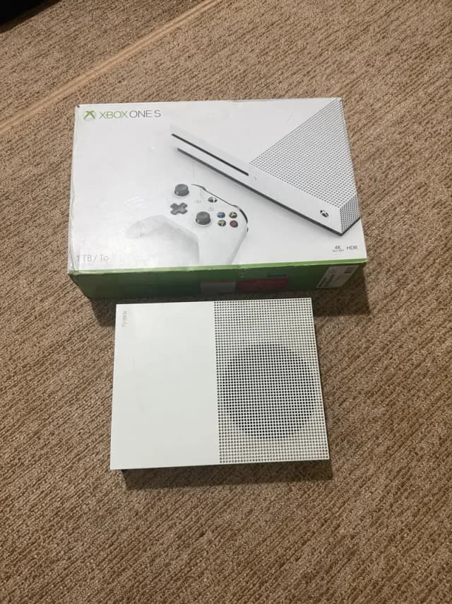 Xbox one s 1tb with box sealed console