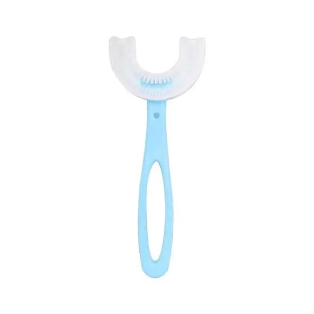 High Quality Baby Tooth Brush Soft Teeth Brush For Kids Silicone Baby Brush. 360° U Shape Tooth Brush, Teeth Cleaning Brush, Children Teeth Brush, Teether.