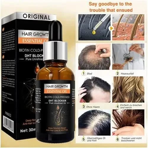 Biotin Cold Pressed Anti Hair Loss Oil 30ml