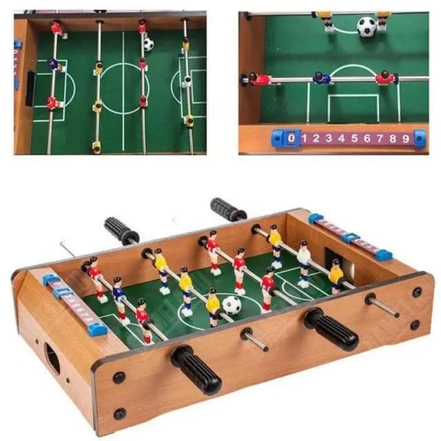 T  Wooden Soccer Football Game Table - Large - Multicolor