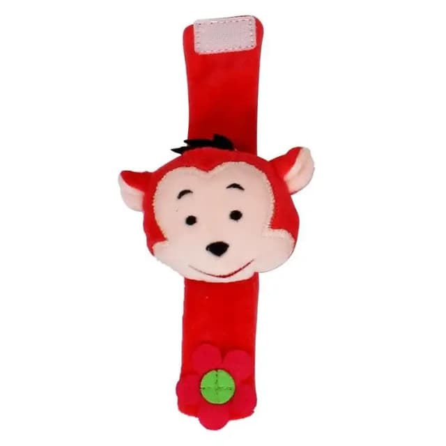 Baby Wrist Rattle Toy – Soft Animal Wristband for Infants 0-12 Months, Sensory Development & Early Learning, Newborn Rattle Bracelet Baby Toy