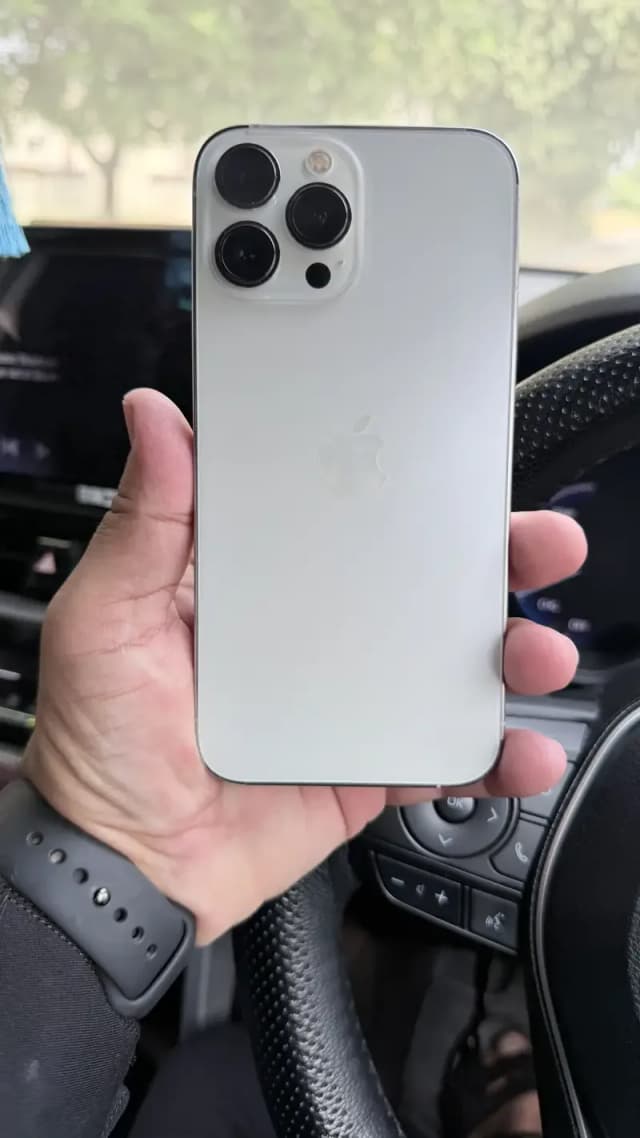 Apple iPhone 13 Pro Max PTA 256gb White Silver
