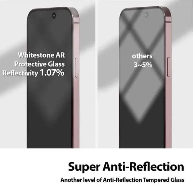 Whitestone Dome EZ AR Privacy Glass Screen Protector for iPhone 16 Pro Max – Single Pack