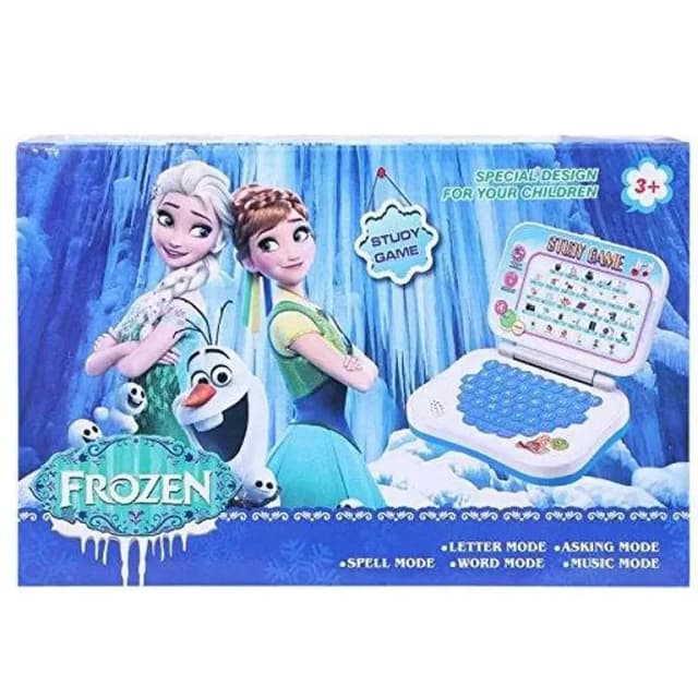 Imported Mini Learning Laptop Frozen Study Game for Kids in Pakistan