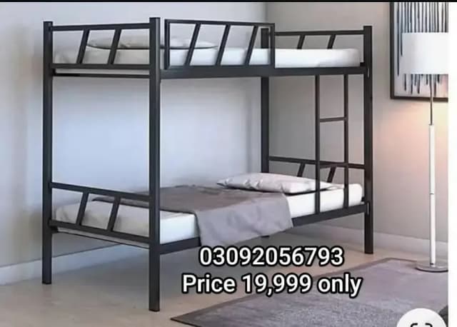 Bunker Double Bed / kids bed / Iron Beds / iron Furniture / Single bed