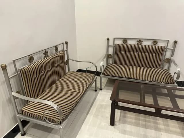 Metal sofa set 2
