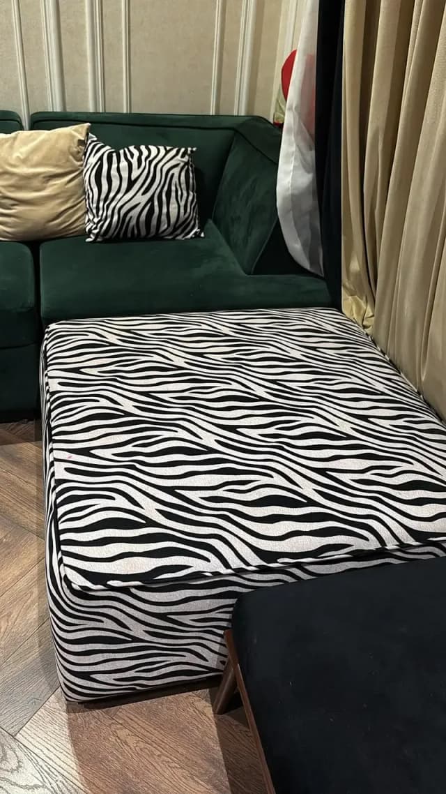 L shape sofa and 2 chair 1 table