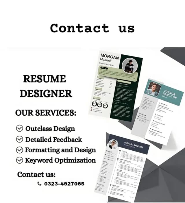 cv maker resume visiting cards flex maker and other service