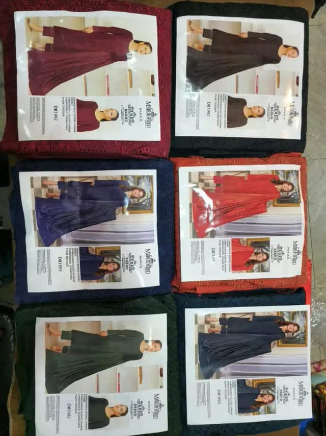dresses / embroidery dresses / winter collection New arrival available