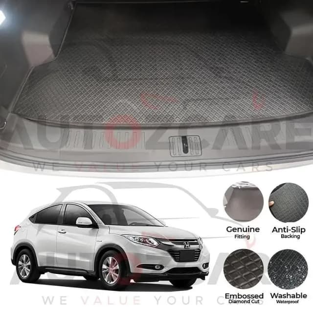 Honda Vezel China Rexine Custom-Size Trunk Mat - Model 2013-2020