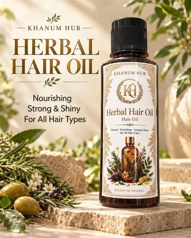 Natural & herbal hair oil for your hairs