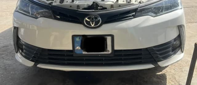 Corolla bumper 2018 model