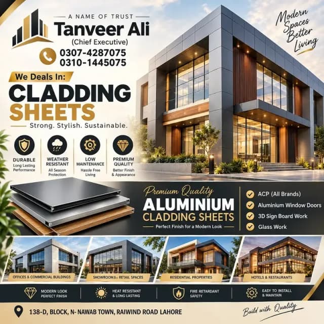 Cladding/Sheet/Alucobond/ACP/Curtain/Wall/12mm/Glass/3D/Sign/Signboar