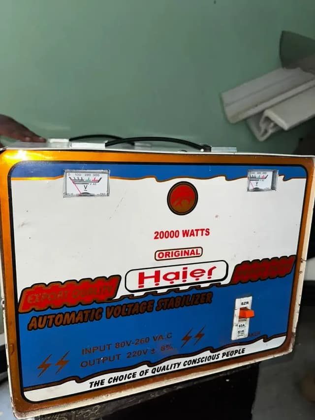 AUTOMATIC VOLTAGE STABILIZER 20,000W