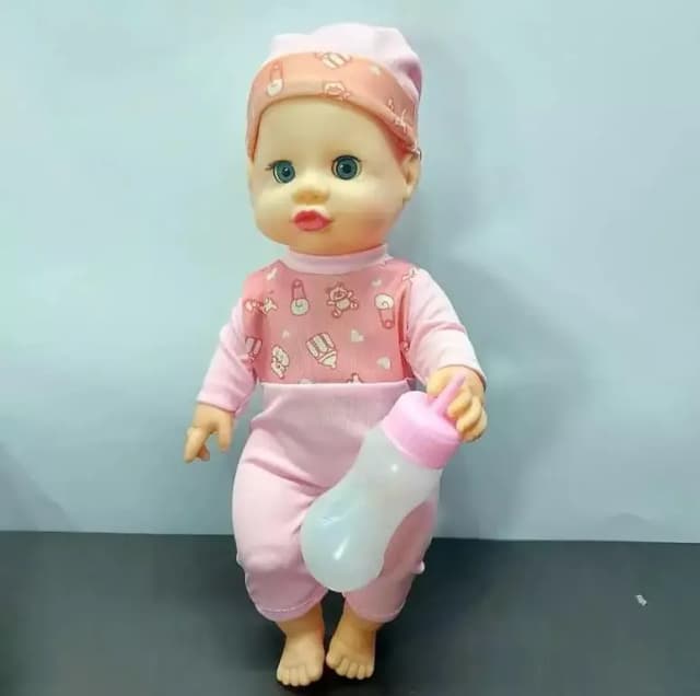 Baby Alive Boy Doll High Quality Baby Boy Dolls w/ Diaper, Feeding Bottle Baby Doll Set
