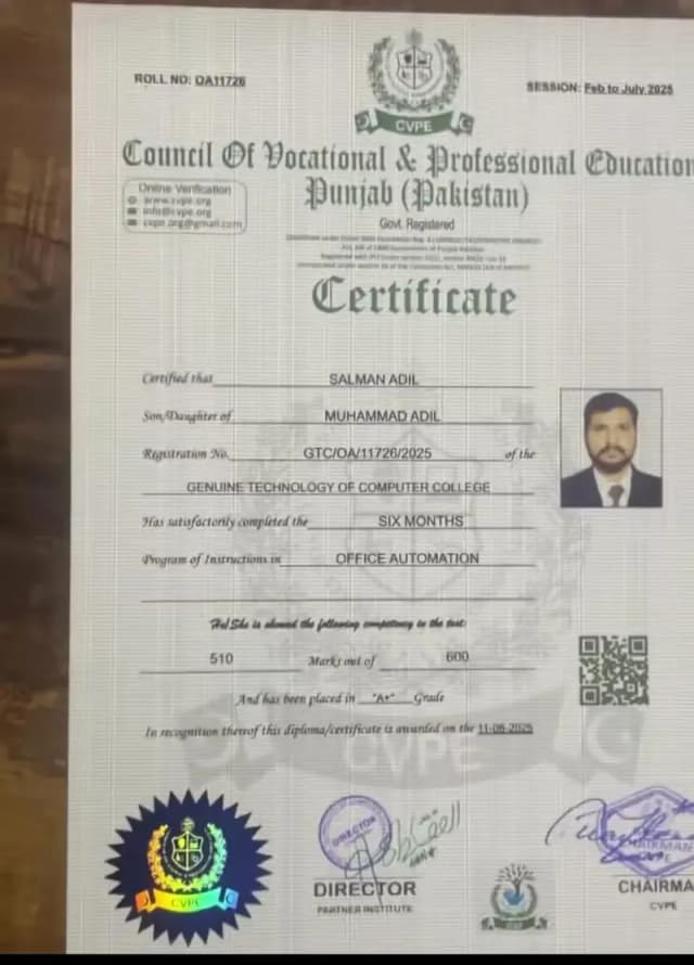 without Course/diploma Direct DIT Certificate world Wide Vaild