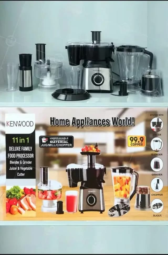Kenwood & Philips 11 in 1 Food Processor/ Juicer/ Blender / Chopper