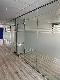 Office Partition/SS Reeling/Shower Cabins/Led Mirror/Glass Designing