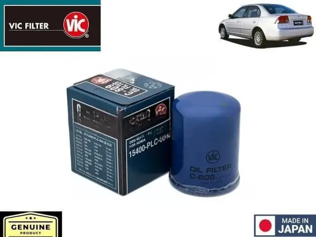VIC Oil Filter for Honda City Models 1996-2002 - Manufactured in Japan