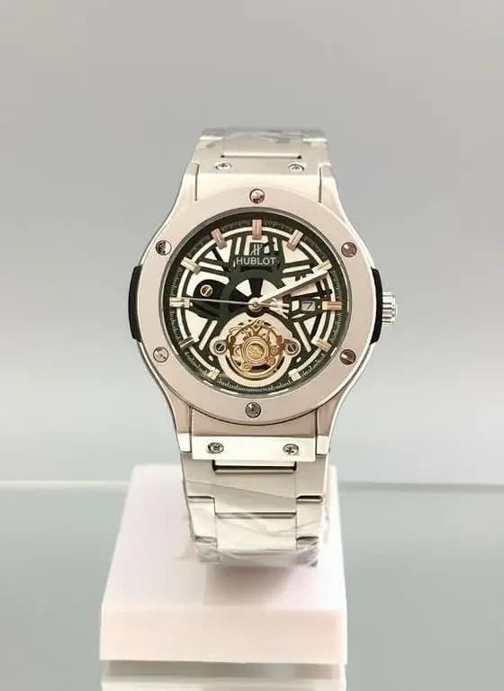 Hublot Stainless Steel Open-Heart/or similar model) Automatic Watch. .