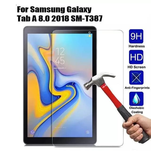 Samsung Galaxy Tab A SM-T387 Tempered Glass Screen Protector for Samsung Galaxy Tab A SM-T387 8" - Compatible with Models SM-T387, SM-T387W, SM-T387V, SM-T387A