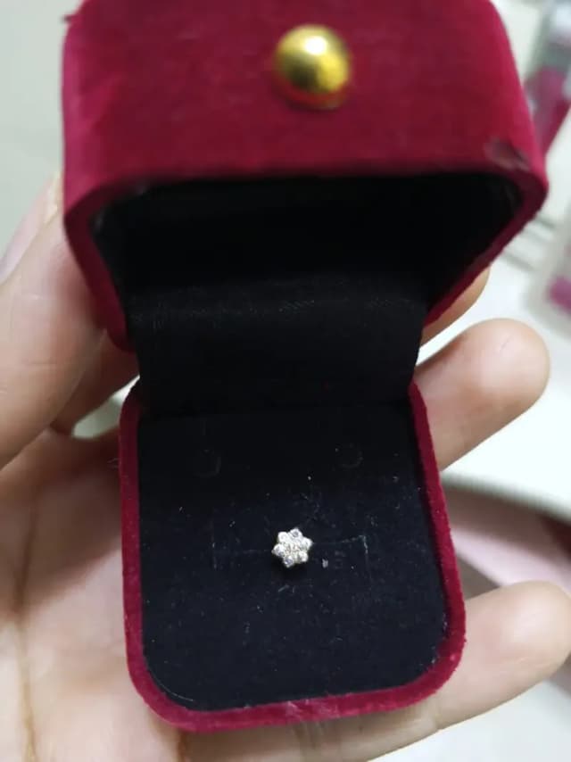 Gold nose pin