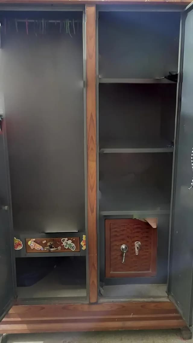 2 door iron made wardrobe