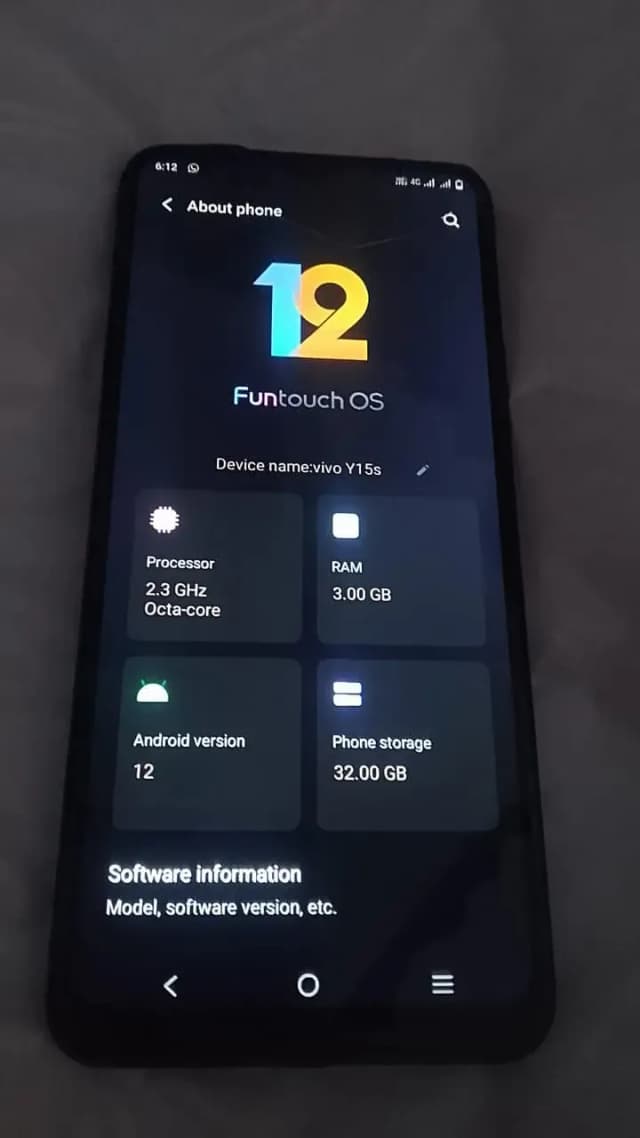 vivo y15s
