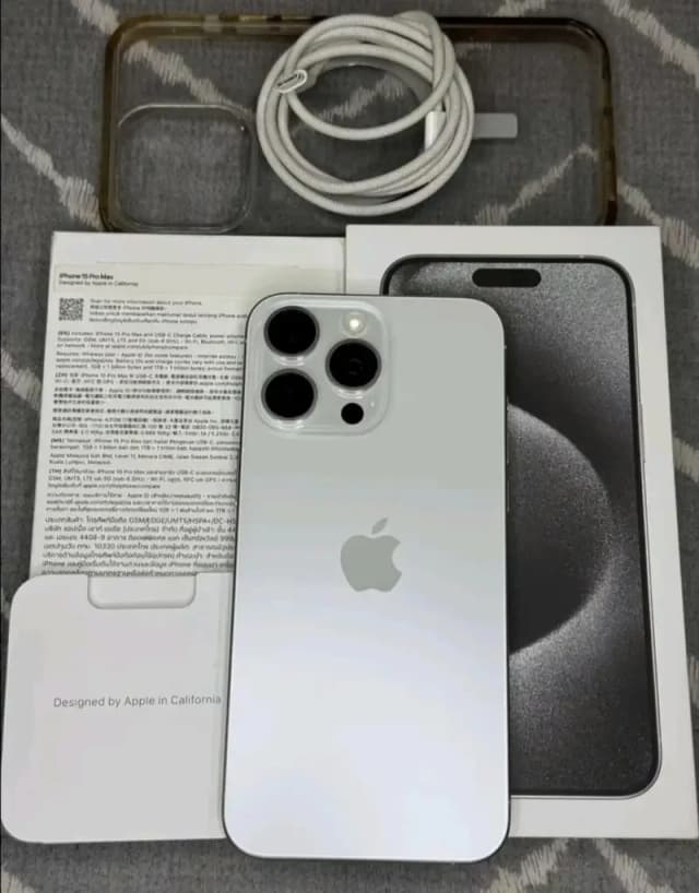 Apple iPhone 15 Pro Max/PTA Approved/256GB/With Box/ Urgent For sale