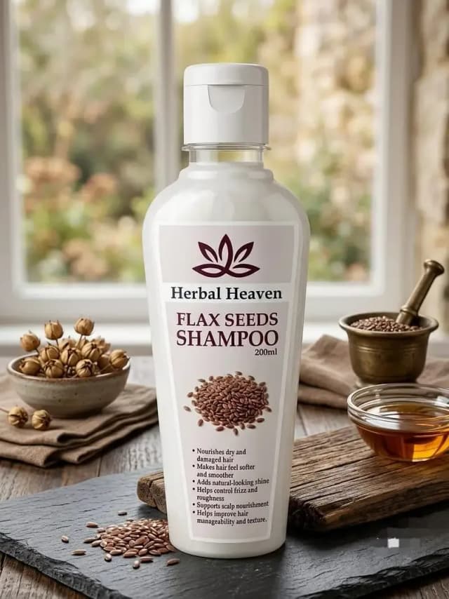 herbal heaven hair oil and shampoo