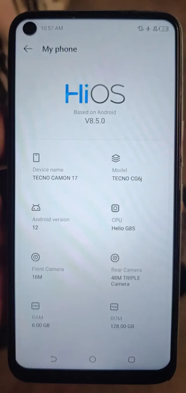 Tecno Camon 17 6/128