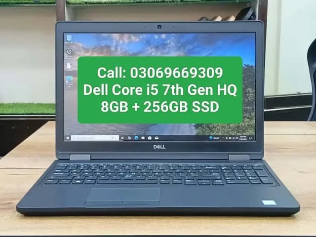 Dell Core i5 7th Gen HQ Proccessor Full HD 1080p Big Display 8GB DDR4