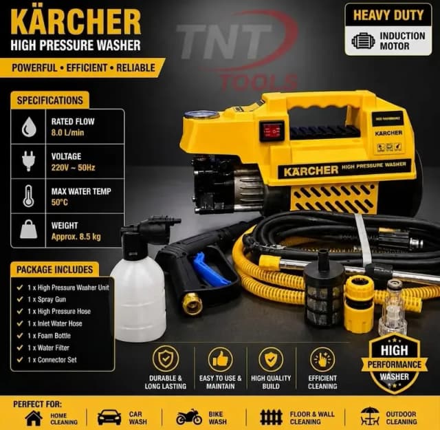 KARCHER CAR PRESSURE WASHER SOLAR WASHER WASHER SOLAR WASHER