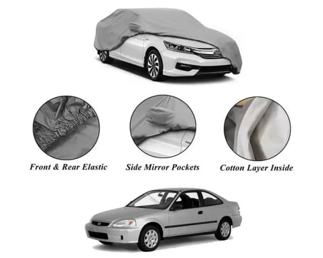 Car Top Cover for Honda Civic 1996-1999 | Non-Woven Cotton Inner Layer | Waterproof and Scratch-Resistant