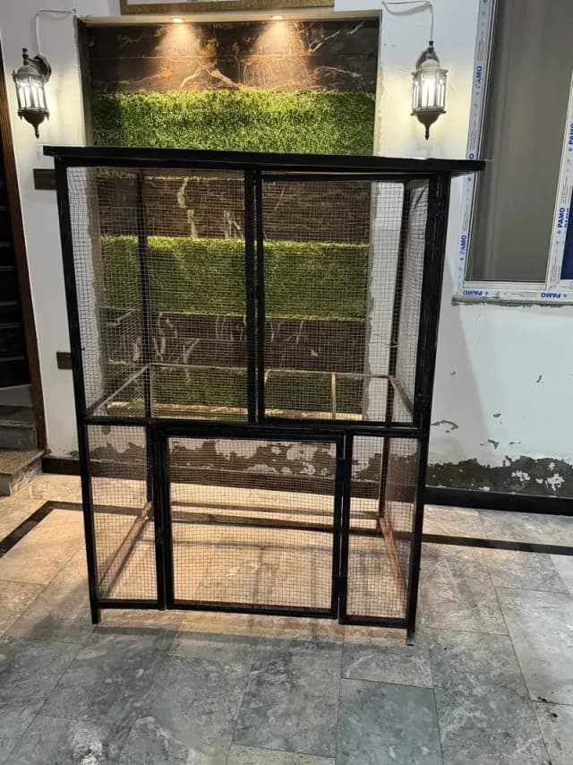 Heavy iron cage