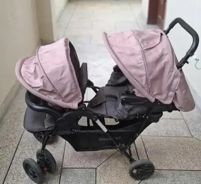 Shenma Double Twin Stroller, Foldable & Lightweight Imported