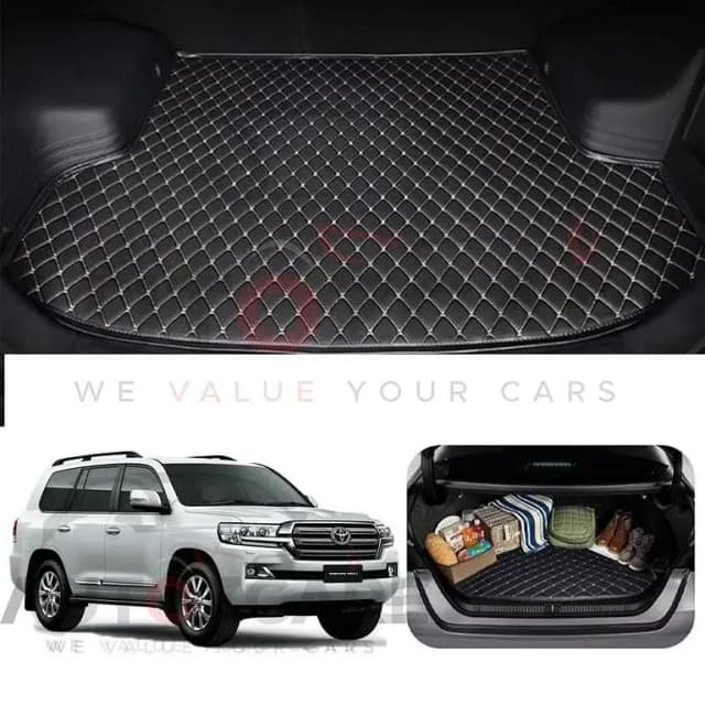 Toyota Land Cruiser 7D Custom Car Trunk Mat - Model 2008-2020