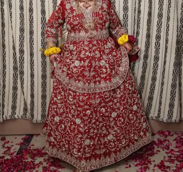 Heavy Embroidered Lhanga Choli.