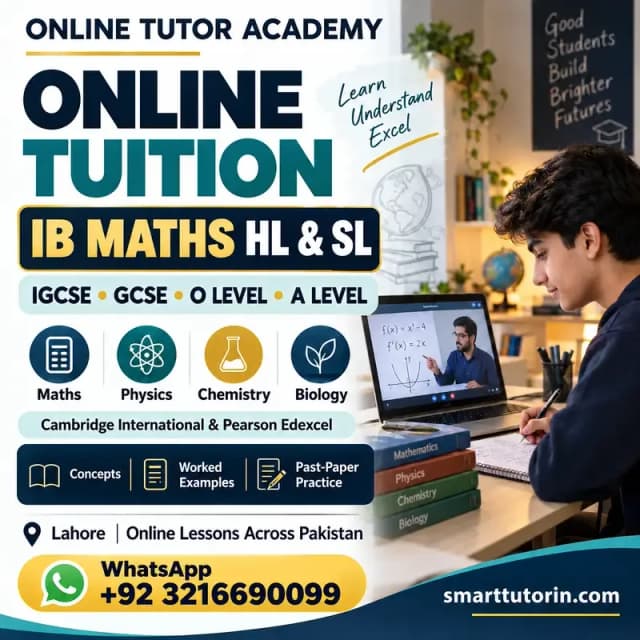Online Tutors | IB Maths HL SL, IGCSE & A Level Maths Science