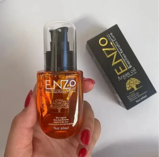 ENZO 60ml Argan Oil and Keratin Hair Serum for Healthier Hair